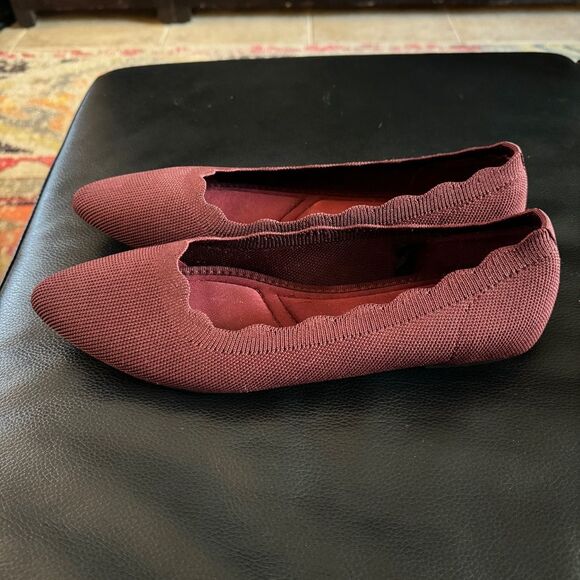 Seychelles Burgundy Flats - Picture 4 of 7